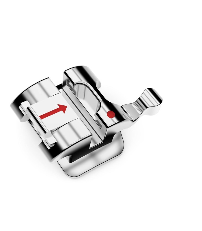 KIT BRACKET QUEEN SELF LIGATING MBT SLOT.022 3° - 4° - 5° CON GANCIO