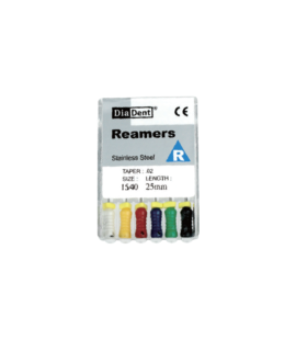 REAMER - FILE MANUALI ENDODONTICI IN ACCIAIO INOSSIDABILE
