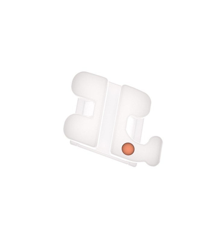 BRACKET CERAMICA SUPER CLEAR EDGEWISE Slot.022  3° con gancio